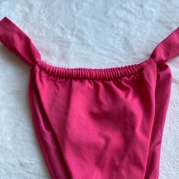 New! Agua Bendita Elsa hot pink sting cheeky thong bikini bottom 14571 - Picture 7 of 11